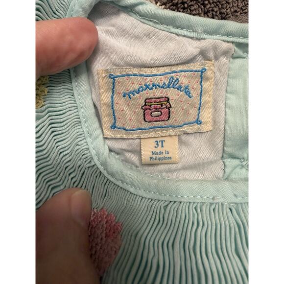 Marmellata Smocked Dress Girls Size 3T Floral Princess Easter Church Embroidery - Picture 4 of 8